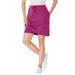 Plus Size Women's Sport Knit Skort by Woman Within in Raspberry (Size 6X)