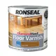 Ronseal Diamond Hard Floor Varnish Dark Oak Satin Wood Floor Varnish, 2.5L