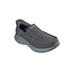 Extra Wide Width Men's Skechers® Casual Go-Walk Flex Slip-Ins by Skechers in Grey (Size 11 WW)