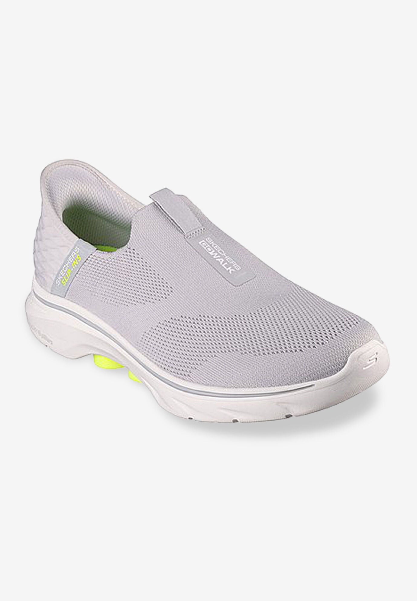 Extra Wide Width Men's Skechers GO WALK 7 Slip-Ins by Skechers in Grey (Size 14 WW)