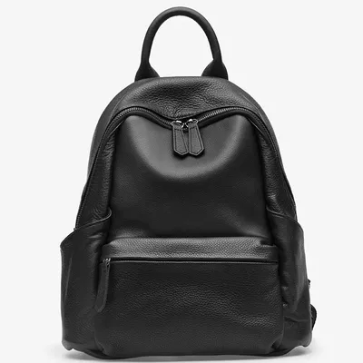 100 Soft Genuine Leather Backpacks Women Casual Cowhide Leather Backpack For Girls Travel Bag Black Classic Designer Back Pack Shopping