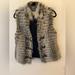 Michael Kors Jackets & Coats | Michael Kors Fur Vest | Color: Black/Gray | Size: M