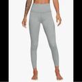 Nike Pants & Jumpsuits | New Nike Dri Fit Luxe Yoga Infinalon Pants 7/8 Leggings Tights Gray Plus Size | Color: Gray | Size: 1x