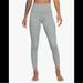 Nike Pants & Jumpsuits | New Nike Dri Fit Luxe Yoga Infinalon Pants 7/8 Leggings Tights Gray Plus Size | Color: Gray | Size: 1x