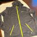 Nike Jackets & Coats | Nike Dri-Fit Athletic/Running Hoodie Jacket Neon | Color: Gray/Green | Size: L