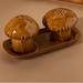 Anthropologie Dining | Morel Mushroom Salt & Pepper Shakers W/Trey From Anthropologie. New In B | Color: Brown | Size: Os