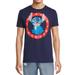 Disney Shirts | Disney Lilo Stitch Men's Graphic Tee Size Medium (38/40) | Color: Blue/Red | Size: M