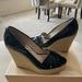 Michael Kors Shoes | Michael Kors Wedge Shoes | Color: Black | Size: 9.5