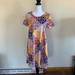 Lularoe Dresses | New Small Multicolored Lularoe Carly Dress | Color: Cream/Purple | Size: S