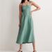 Madewell Dresses | Madewell Tie-Back Cami Midi Dress Trellis Green Size 12 | Color: Green | Size: 12