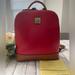 Dooney & Bourke Bags | Nwt Dooney & Bourke Wexford Leather Zip Pod Backpack | Color: Red | Size: Os