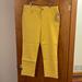 Ralph Lauren Pants & Jumpsuits | Lauren Jeans Co. Women's St. Tropez Pants Ralph Lauren Paradise Yellow Size 16 | Color: Yellow | Size: 16