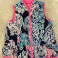 Lilly Pulitzer Jackets & Coats | Lilly Pulitzer Kids Small Vest | Color: Blue/Pink | Size: 5tg
