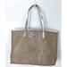 Michael Kors Bags | Michael Kors Beige Canvas Lightweight Tote Bag Silver Straps | Color: Silver/Tan | Size: Os