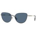 Burberry Accessories | New Burberry Women Cat Eye Blue Be3144 1109/80 Sunglasses Be3144 110980 | Color: Blue/Silver | Size: Os