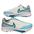 Nike Shoes | Nike Air Zoom Infinity Tour Next White Copa Blue Golf Cleat Shoes Size 8.5 Wide | Color: Blue/White | Size: 8.5