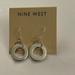 Nine West Jewelry | New Pair Of Nine West Earrings Silver Colored Round C4 | Color: Silver | Size: Os