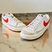 Nike Shoes | New! Unisex Nike Blazer Low '77 Vintage 'White Team Orange' Sneakers | Color: Red/White | Size: 10