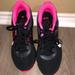 Nike Shoes | Nike Air Max Run Lite 3 Flywire Sz 7.5 Athletic Shoes Black Pink Sneakers Women | Color: Pink | Size: 7.5