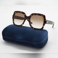 Gucci Accessories | New Gucci Gg1337s 003 Women Square Havana Sunglasses | Color: Brown | Size: Os