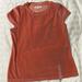 Madewell Tops | Madewell Salmon Color Velveteen Shirt Xs Euc. | Color: Pink | Size: Xs