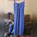 Jessica Simpson Dresses | Jessica Simpson Maternity Maxi Dress Small | Color: Blue/Purple | Size: Sm