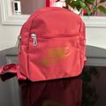 Nike Bags | Nike Small Backpack New | Color: Gold/Pink | Size: Os