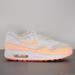 Nike Shoes | Nike Air Max 1 White Orange Women's Sneakers 003906 Size 9womens/7.5 Youth | Color: White | Size: 9