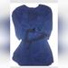Madewell Dresses | Madewell Women's Sz Small Dress Silk Embroidered Tassles Prologue Tassles Navy | Color: Blue | Size: S