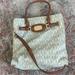Michael Kors Bags | Michael Kors Hamilton Large Bag | Color: Brown/White | Size: Os