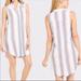 Anthropologie Dresses | New Cloth & Stone Striped Sleeveless Shirt Dress | Color: Blue/Pink | Size: Xs