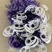 Disney Accents | New!!! The Nightmare Before Christmas 9 Ft Tinsel Garland | Color: Purple/White | Size: Os