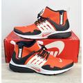 Nike Shoes | Nike Air Presto Mid Utility Orange Black White Sneakers Dc8751-800 Mens Size 13 | Color: Black/Orange | Size: 13