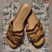 Madewell Shoes | Madewell The Wave Animal Print Silder Sandals Size 6.5 | Color: Brown/Tan | Size: 6.5