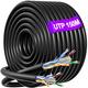 Long Ethernet Cable 150m, Outdoor Internet Cable 150 meter, 23AWG External Bulk Installation Ethernet Cable, Cat 6 High Speed Network LAN Cable Direct Burial Waterproof UTP Gigabit RJ45 Patch Cable