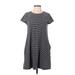 Gap Casual Dress - Shift: Gray Marled Dresses - Women's Size Small