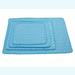 Tucker Murphy Pet™ Dog Mat Cooling Summer Pad Mat Pet Dog Cat Blanket, Medium Polyester in Blue | 39.3 W x 27.5 D in | Wayfair