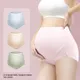 Culotte en coton taille haute pour femme enceinte sous-vêtement de soutien du ventre confortable