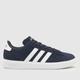 adidas grand court 2.0 suede trainers in navy