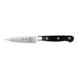 Barfly M23540 Renaissance 3 1/2" Paring Knife w/ Black Ergonomic Delrin Handle, High-Carbon German Steel