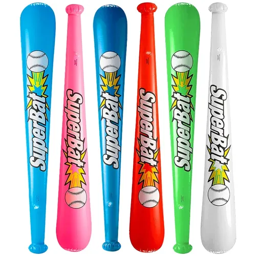 6 teile/satz aufblasbare Baseballs chläger aufblasbare Hammer Stick Ballon Spielzeug Karneval Party