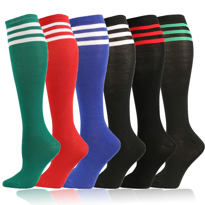 Fußball Socken lange knielange Herren und Damen Handtuch boden dünne Socken Kinder Erwachsene Sports ocken schweiß ableitend rutsch fest Image