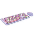 Mofii Wireless Tastatur und Maus Combo Slim Compact 2 4g USB Full Size Wireless Maus und Tastatur