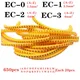 EC-0 EC-1 EC-2 EC-3 ( A-Z ) 650 stücke (each20pcs) gelbe Kabel markierungen Buchstabe 6sq.mm a bis z