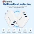 Caricatore da viaggio standard USB/USA a 3 porte Carica da parete a LED per iPhone 13 12 Adattatore di ricarica per presa mobile Samsung Xiaomi