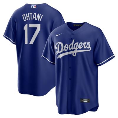 Los Angeles Dodgers Nike Offizielles Replica-Ausweichtrikot – Herren – Herren mit Ohtani 17-Aufdruck Image