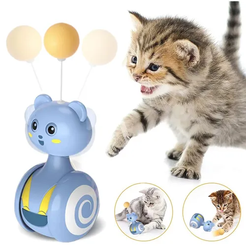 Katze interaktive Feder Spielzeug Haustier Bumbler lustige Spielzeug interaktive Katzen Spielzeug