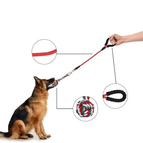 Interaktives Haustiers pielzeug: Verschleiß festes Knotens pielzeug für Hunde traktion: interaktives