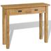 vidaXL Console Table Solid Teak 35.4"x11.8"x31.5"