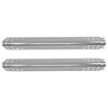 2-Pack BBQ Grill Heat Shield Plate Tent Replacement Parts for Char-Broil 463645015 - Compatible Barbeque Stainless Steel Flame Tamer Guard Deflector Flavorizer Bar Bar Burner Cover 15